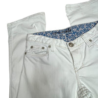 Y2K White Bootcut Denim Jeans