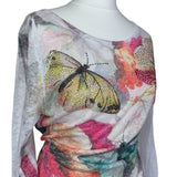 Butterfly Graphic Y2K Top