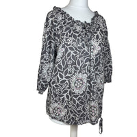 Grey Sequin Top