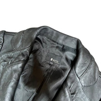 Vintage Leather Blazer Jacket