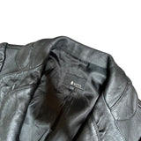 Vintage Leather Blazer Jacket