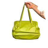 Green Y2K Faux Leather Bag