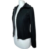 Y2K Black Zip Up