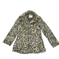 Y2K Animal Print Faux Fur Coat