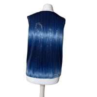 Y2K Sequin Blue Ombre Top