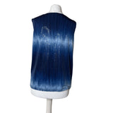 Y2K Sequin Blue Ombre Top