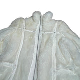 White Faux Fur Y2K Coat