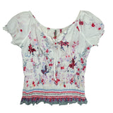 Y2K Floral Top