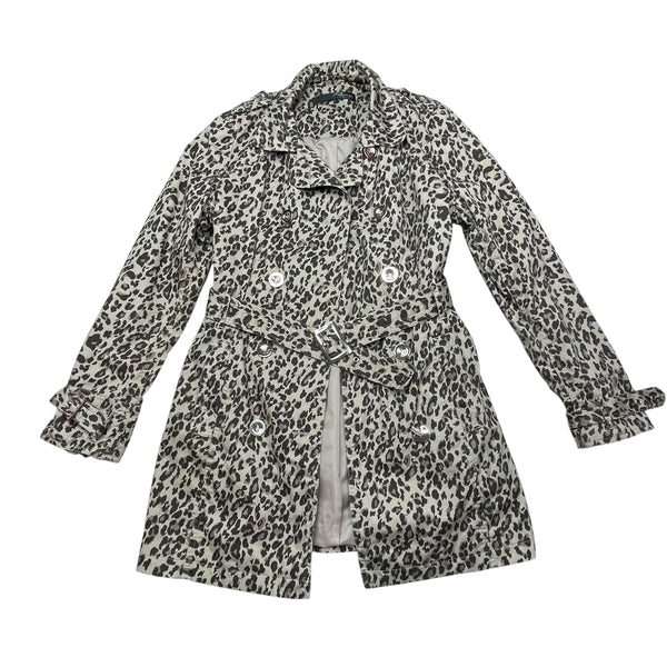 00’s Jane Norman Animal Print Trench Coat