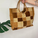 Vintage Checkered Boho Bag