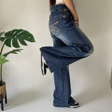 Rare Red Pepper Y2K Denim Jeans