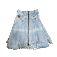 Y2K Denim Midi Skirt