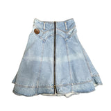 Y2K Denim Midi Skirt