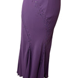 Y2K Purple Mesh Maxi Dress