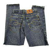 Vintage Abstract Denim Jeans