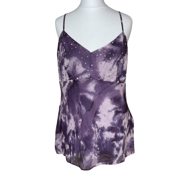 Y2K Mesh Diamante Cami