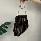 Brown Bow Y2K Bag