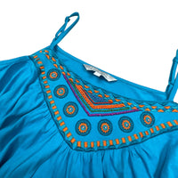 Blue Beaded Cami