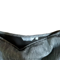 Grey Ruffle Maxi Skirt