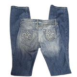 Y2K Embroidered Flared Jeans