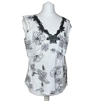 Black & White Vest Top