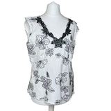 Black & White Vest Top