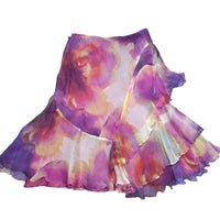 Y2K Silk Ombre Midi Skirt