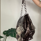 Faux Leather & Fur Bag