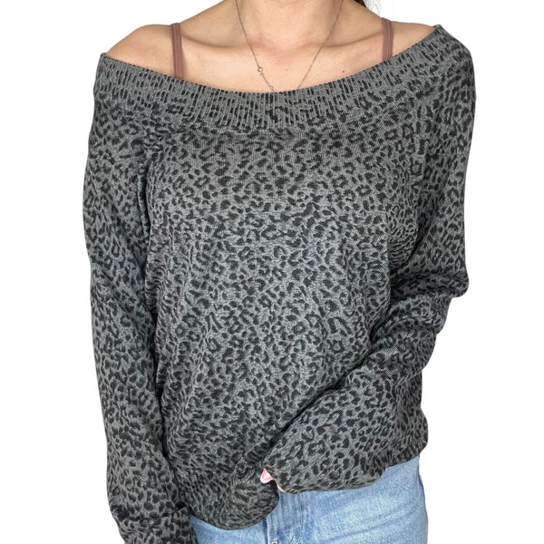 Calvin Klein Animal Print Knitted Jumper