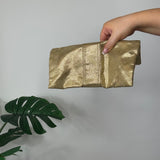 Y2K Gold Clutch Bag