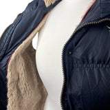 Y2K Navy Puffer Gilet