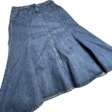 Vintage Denim Maxi Skirt