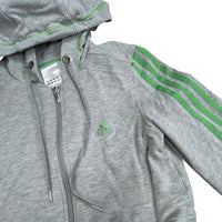 Y2K Adidas Cropped Zip Up Hoodie
