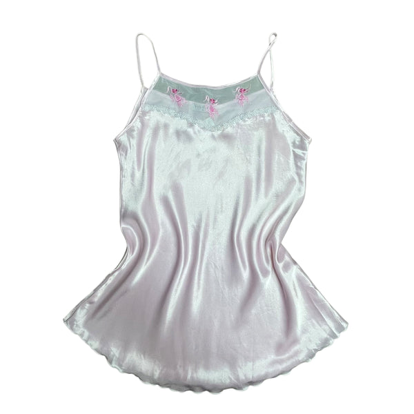 Y2K Pink Satin Cami Top