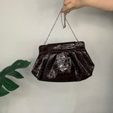 Brown Bow Y2K Bag