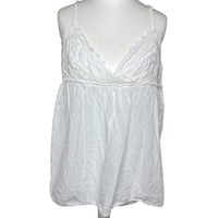 Y2K White Cami Top