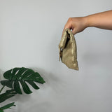 Y2K Gold Clutch Bag