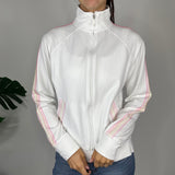 Y2K Stripe Zip Up