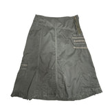 Green Cargo Y2K Midi Skirt