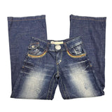 Rare Red Pepper Y2K Denim Jeans