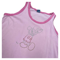 Mickey Mouse Diamante Vest Top