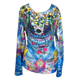 Missy Graphic Long Sleeve Top