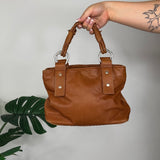 Tan Vintage Leather Handbag