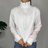 Y2K Stripe Zip Up