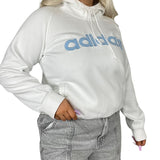 Adidas Embroidered Spell Out Hoodie