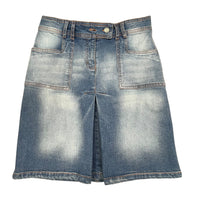 Y2K Denim Midi Skirt