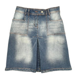 Y2K Denim Midi Skirt