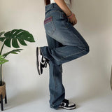 Y2K Baggy Flare Denim Jeans