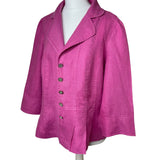 Pink Linen Blazer