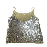 Y2K Sequin Gold Cami